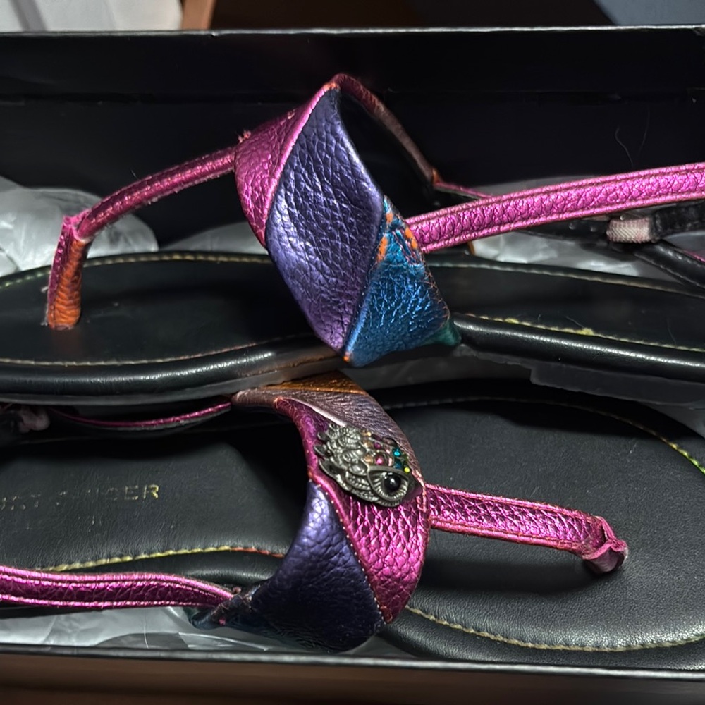 Vibrant Multicolor Sandals with Embellishment